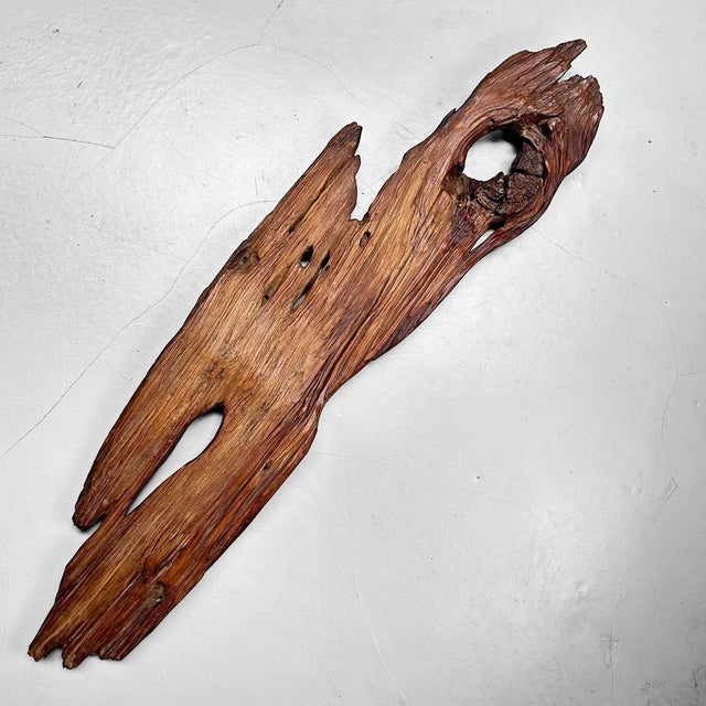 Authentic Japanese Wabi Sabi Wood Object, 1920s For Sale - Image 18 of 18