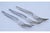 Silver Cake Forks with Three Tines and Raised Trim, Set of 3 For Sale - Image 5 of 9
