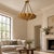 Handmade Pure Brass Scalloped Pendant Light Fixture. For Sale - Image 11 of 13