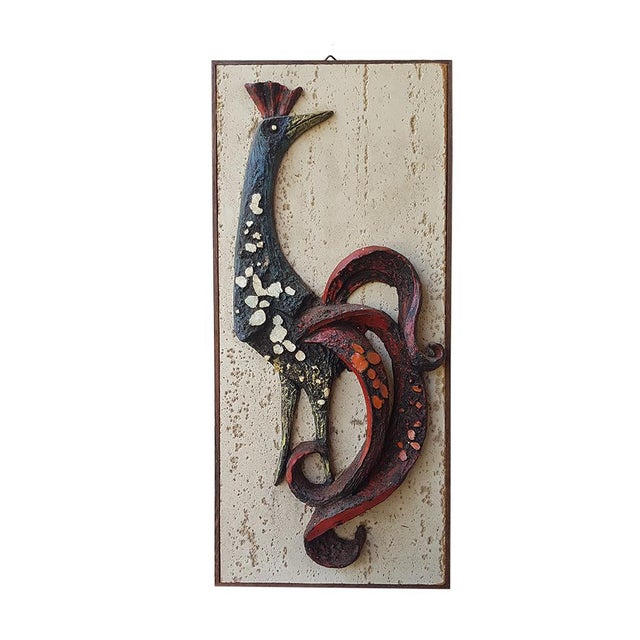 Mid-Century Ceramic Wall Plaques, Set of 4 For Sale - Image 18 of 18