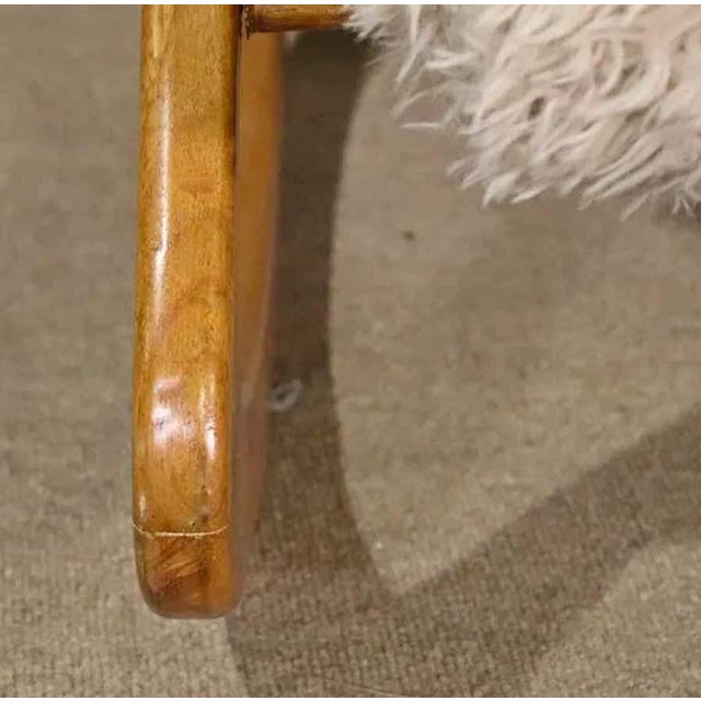 Mid 20th Century Sculptural Rocking Chair For Sale - Image 4 of 5