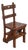 Metamorphic Library Chair in Walnut For Sale