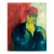 1960s Mid-Century Fauvist Portrait of a Man Oil Painting by Sydney Helfman For Sale