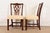 Kindel Furniture Georgian Carved Mahogany Dining Chairs, Set of Six For Sale - Image 9 of 13
