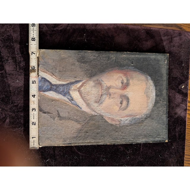 Vintage Mid-Century Oil Portrait of Ernest Hemingway – Iconic Author Character Study For Sale - Image 4 of 6