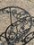 Black Vintage Salterini Style Leaf Vine Scroll Wrought Iron Oval Patio Coffee Table For Sale - Image 8 of 11