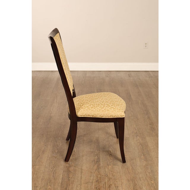 Thomasville Transitional Set of Eight Mahogany Dining Chairs For Sale - Image 14 of 18