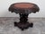 Asian Antique 19th Century Burmese Hand-Carved Side Pedestal Table with Mythical Animals For Sale - Image 3 of 12