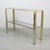 Italian Console in Brass and Chromed Metal, 1970s For Sale - Image 4 of 7
