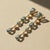 Modern Topaz & Pearl Drop Multi-Shape Earrings, Silver, Gold, Pair For Sale - Image 3 of 9