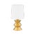 Inspired by global folk art, Zoe is both familiar and surprising. The stacked silhouette of this sophisticated table lamp...
