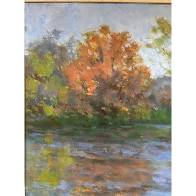 Wood Impressionist Plein Air Signed Philips For Sale - Image 7 of 12