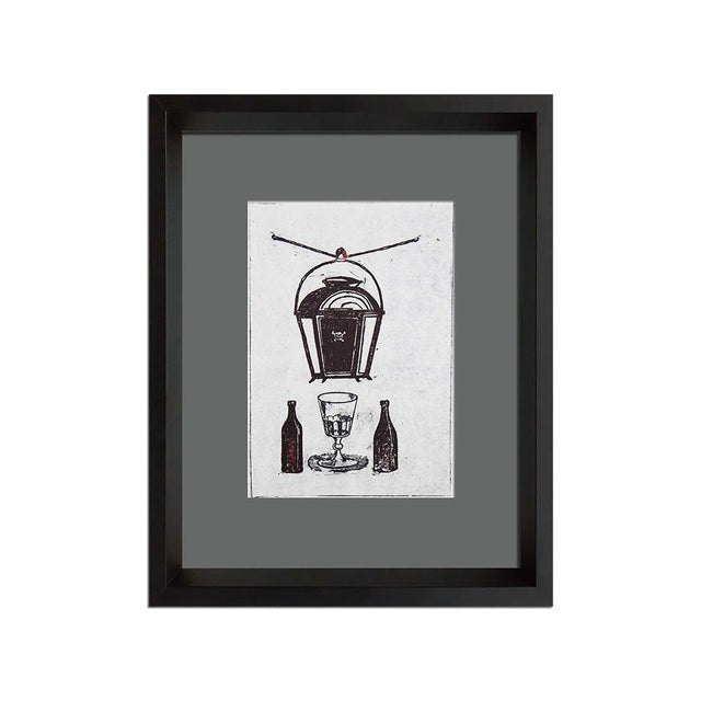 Wood Modern Max Ernst Lithograph Original Numbered Limited Ed. "Dregs Of...and Beer" For Sale - Image 7 of 8