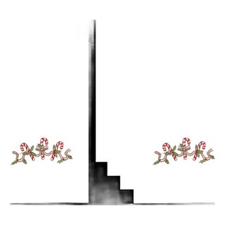 Candy Canes Embroidered Guest Towels, Set of 8 For Sale