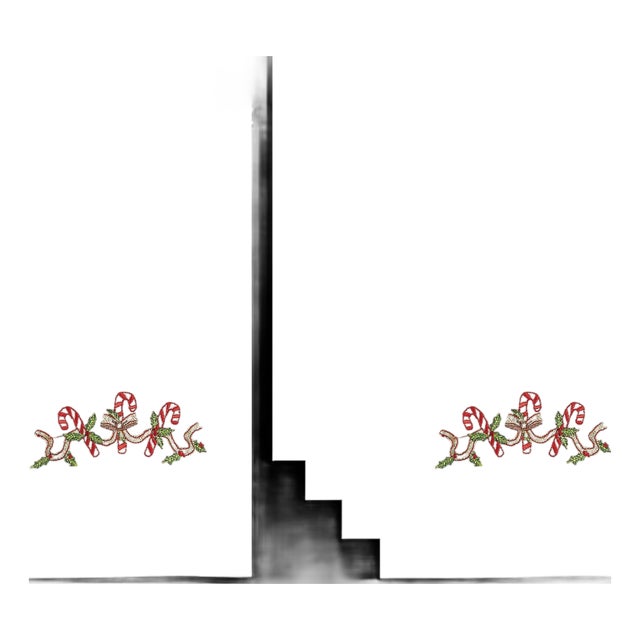 Candy Canes Embroidered Guest Towels, Set of 8 For Sale