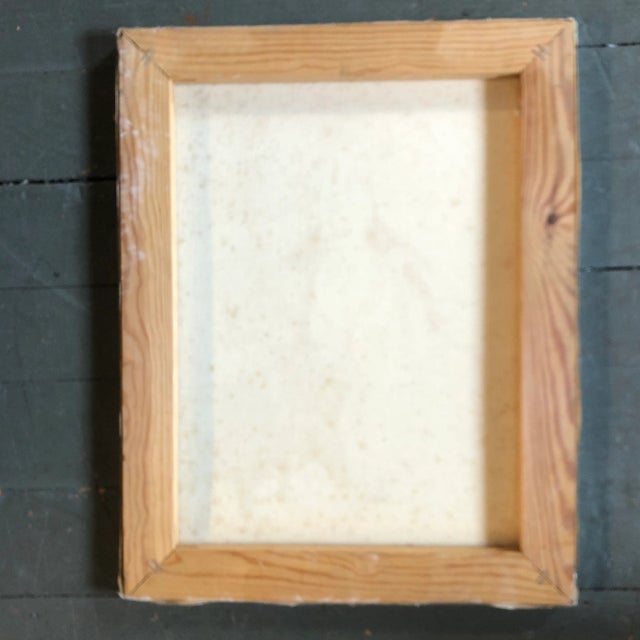 Abstract Original Vintage Abstract Modernist Bull Fighter Painting For Sale - Image 3 of 4