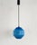 Italian Murano Glass Pendant Light in Blue by Vistosi, 1970s For Sale - Image 11 of 13