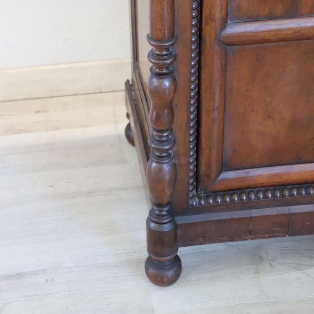 Small Antique Wardrobe in Walnut, 1800s For Sale - Image 6 of 14