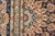 Blue Kerman Rug 9’9” X 13’8” Blue Wool Vintage Traditional Hand-Knotted Carpet For Sale - Image 8 of 15