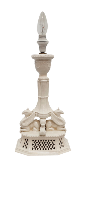 Ceramic Table Lamp from Royal Creamware, United Kingdom, 1970s