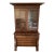 Antique Glass Door Hutch-Desk and Drawers For Sale