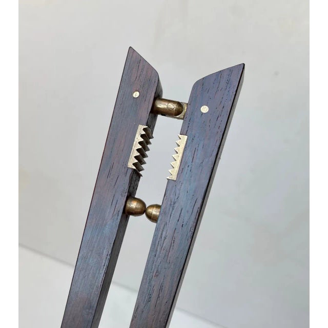 Mid-Century Modern Mid-Century Nutcracker in Rosewood and Brass by Poul Knudsen, 1960s For Sale - Image 3 of 9