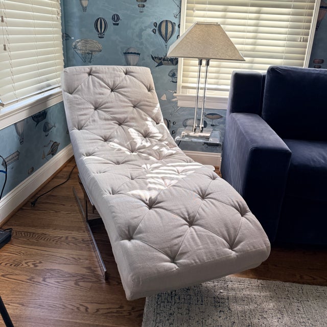 2010s Restoration Hardware Royce Chaise For Sale - Image 5 of 8