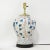 Vintage Brunschwig & Fils Cadiz Table Lamps - Blue and Cream Ceramic With Boar and Deer Motif - a Pair For Sale - Image 10 of 14