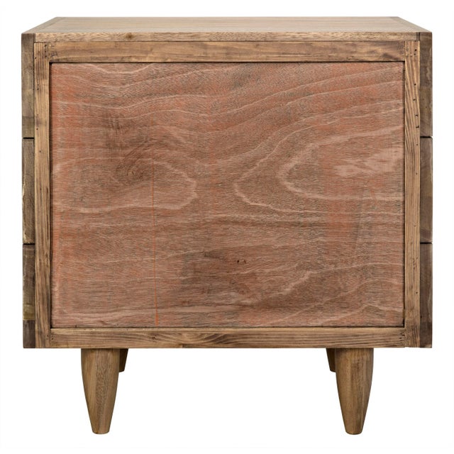 Not Yet Made - Made To Order NOIR David 32" Side Table in Washed Walnut For Sale - Image 5 of 8