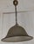 Vintage Ceiling Lamp with Lightly Tinted Relief Glass Shade on a Brass Mount, 1970s For Sale - Image 6 of 8