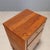 Wood Directoire Walnut Bedside Table For Sale - Image 7 of 9