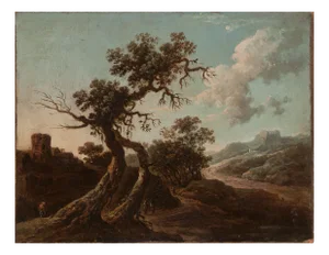 Richard Wilson, Landscape, Oil on Canvas, 18th Century, Framed