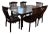 Stickley (Nichols and Stone) Antigua Table and Six Chairs With Two Leaves Set For Sale