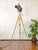 Industrial Studio Spotlight Floor Lamp on Berlebach Wooden Tripod from ADB, Belgium, 1960s For Sale - Image 13 of 15
