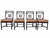 Set of 4 McGuire Rattan Target Back Dining Chairs with Premium Tan Pigmented Leather Cushions. Also available in sets of...
