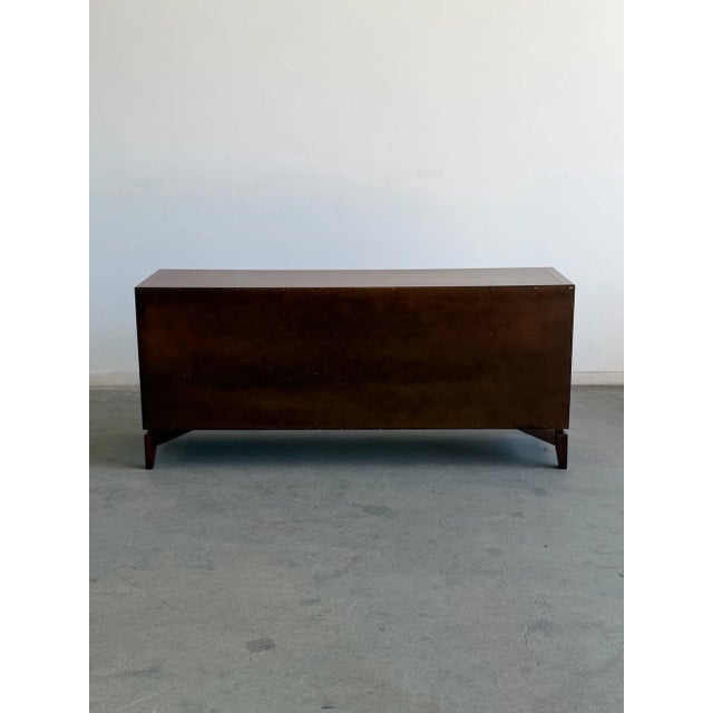 Brown 1960s John Keal for Brown Saltman Six Drawer Dresser, Attributed For Sale - Image 8 of 11