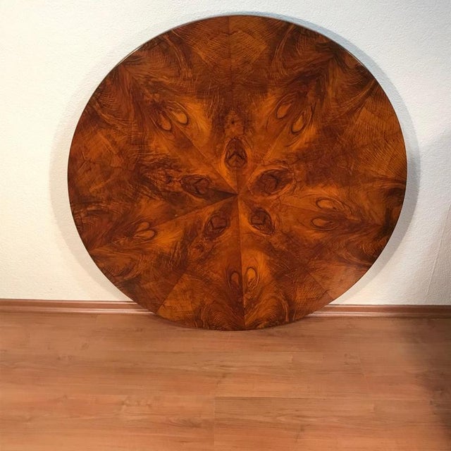 Gold Biedermeier Walnut Table, Germany, 1820 For Sale - Image 8 of 10