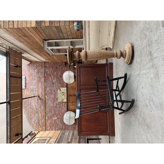 Wood Scandinavian Rocking Chair in Wood For Sale - Image 7 of 10