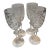 1970s Waterford Crystal Sherry Glasses in Powerscourt Pattern - Set of 4 For Sale