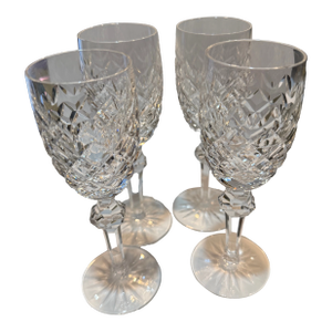 1970s Waterford Crystal Sherry Glasses in Powerscourt Pattern - Set of 4