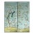Peacock Chinoiserie Wallpaper Hand Painted Wallpaper on Edo Silk For Sale