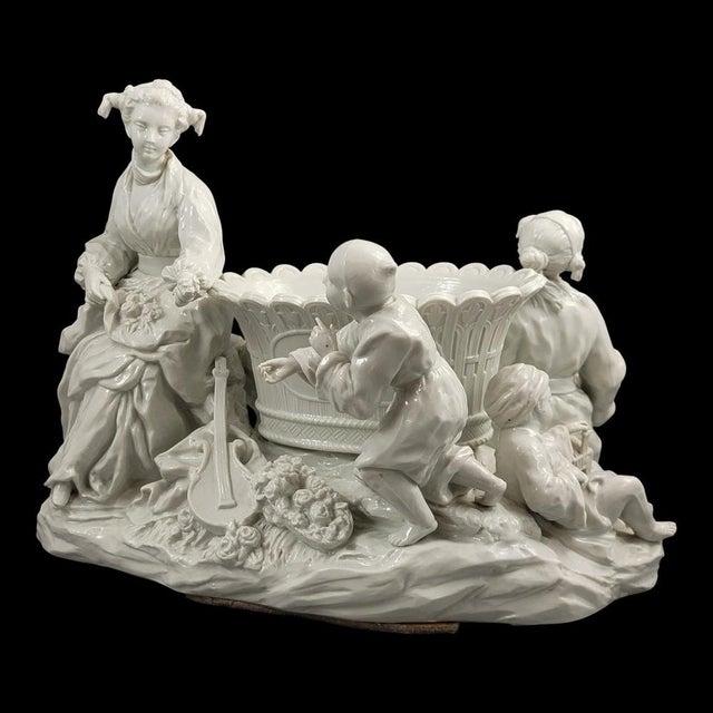 Large French Soft-Paste Chinoiserie Figure Group, 1750s-1760s For Sale - Image 10 of 18