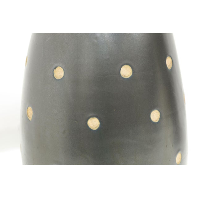 Raymor 1950s Raymor Ceramic Table Lamps From Italy With Linen Shades - a Pair For Sale - Image 4 of 7
