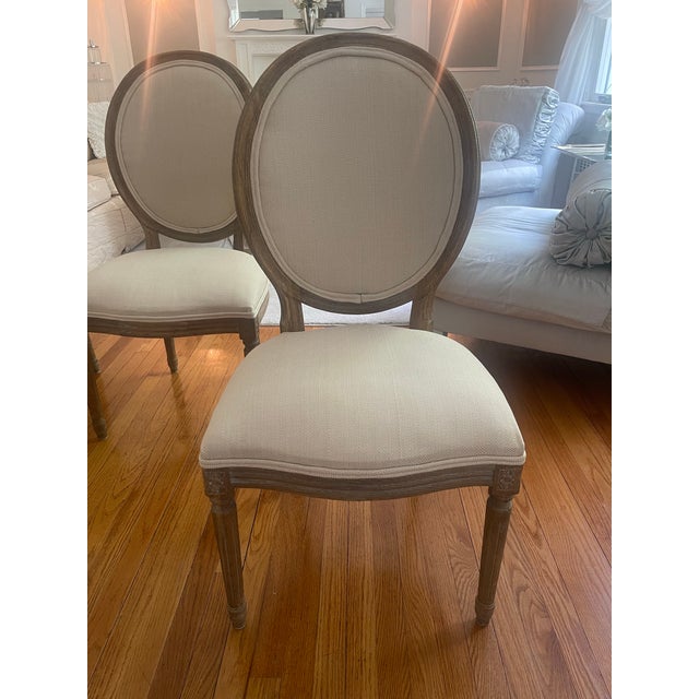 Restoration Hardware Set of 4 Restoration Hardware French Farmhouse Chairs For Sale - Image 4 of 12