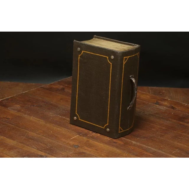 Small Box/Trunk in the Shape of a Book For Sale - Image 3 of 11