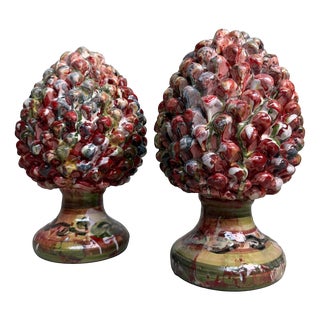 Ceramic Pigne Portafortuna by Gennaro Condurso, Italy, 2010s, Set of 2 For Sale