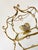 Metal Vintage 1960s Italian Gold Gilt Curvy Tiered 2pc Etagere Shelf For Sale - Image 7 of 17