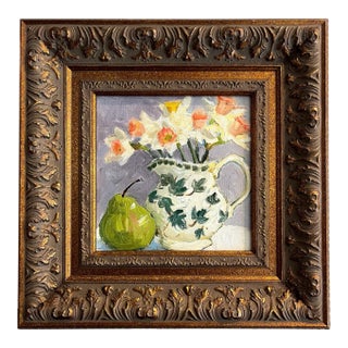 Impressionist English Oil Painting, Signed & Framed For Sale