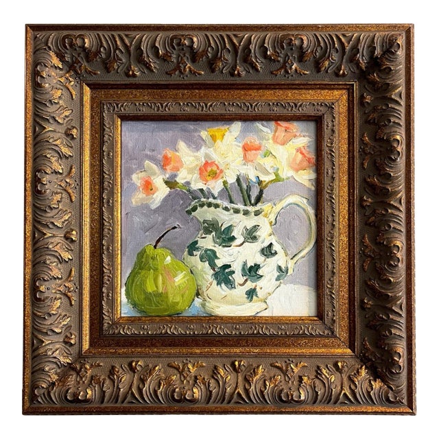 Impressionist English Oil Painting, Signed & Framed For Sale