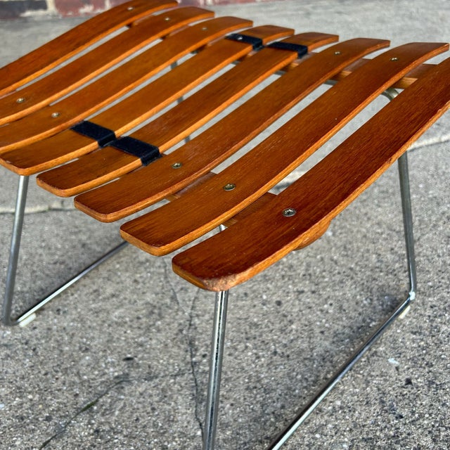 Hans Brattrud Teak Lounge Chair and Ottoman For Sale - Image 9 of 12